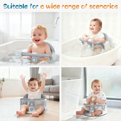 Baby Bath Seat with Suction Cups, 6M+ Up, Easy Clean - Image 6