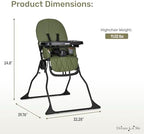 Dream On Me Snack and Stow Highchair | Adjustable Feeding Chair - Image 4