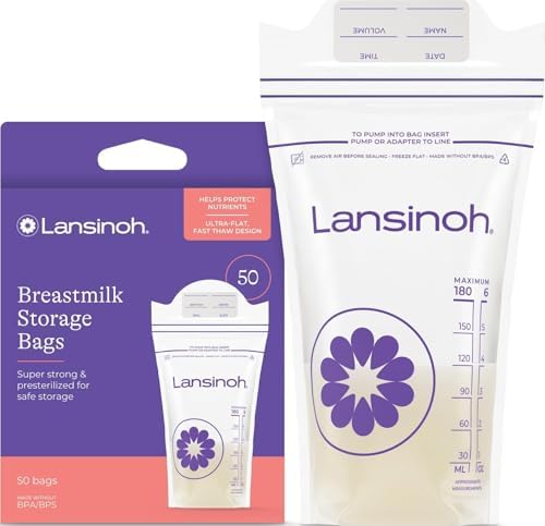 Lansinoh Breastmilk Storage Bags, 6 Ounce by Lansinoh