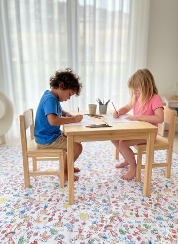 Waterproof High Chair Splat Mat – Machine Washable Floor & Table Protector - Image 3