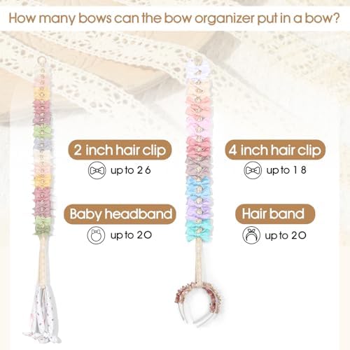 POVETIRE 6PCS Bow Holder Bows Organizer - Image 4