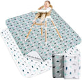 Splat Mat for Under High Chair 2 Pack, Waterproof High Chair Floor Mat by Luv4babe
