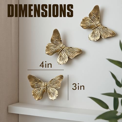GUSFREUD 3D Butterfly Wall Decor Set – Resin Wall Decor - Image 2