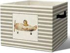 Rustic Golden Retriever Airplane Storage Bins Boxes Handles by Unknown