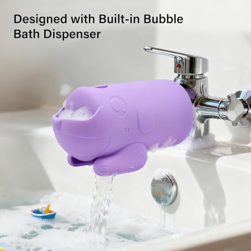 mandoo Faucet Extender for Toddlers, Bath Spout Cover for Baby, Bathtub Faucet - Image 3