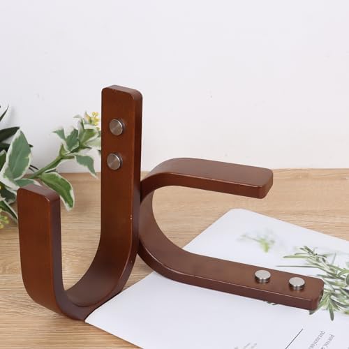 2 Pack Curtain Tiebacks & Holdbacks Wood Curtain Holder - Image 3