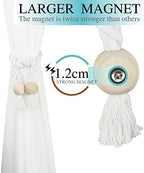 Magnetic Curtain Tiebacks Decorative Tie Back Drapes Holdbacks Nieffeiy - Image 4