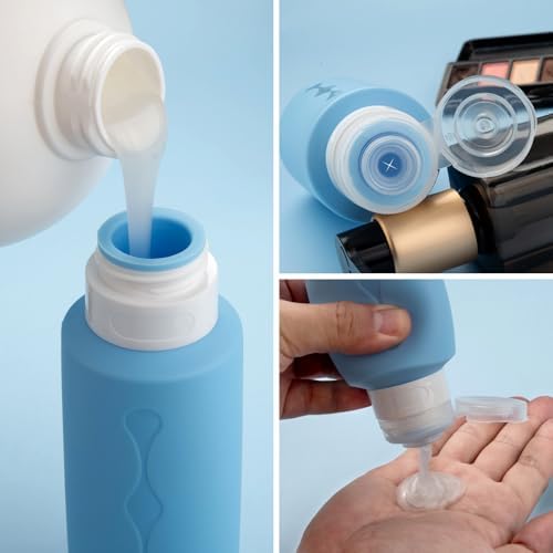 Gemice Travel Bottles for Toiletries, Tsa Approved Travel 6oz Size Containers - Image 3