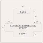 Great Bay Home Reversible Loveseat Cover - Image 3