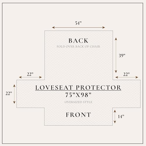 Great Bay Home Reversible Loveseat Cover - Image 3