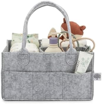 Parker Baby Co. Felt Diaper Caddy Organizer by ParkerBabyCo