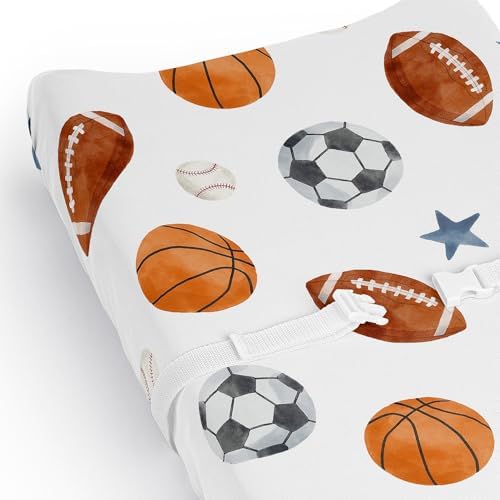 Sweet Jojo Designs Baby Changing Pad Cover Sheet - Image 4