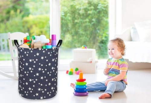 Star Laundry Hamper, Kids Laundry Basket CollapsibleBoys and Girls Storage - Image 2