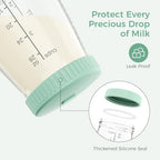 Momcozy Glass Breast Milk Pitcher Lid, Dishwasher Safe Food Grade Caps 1pc - Image 4