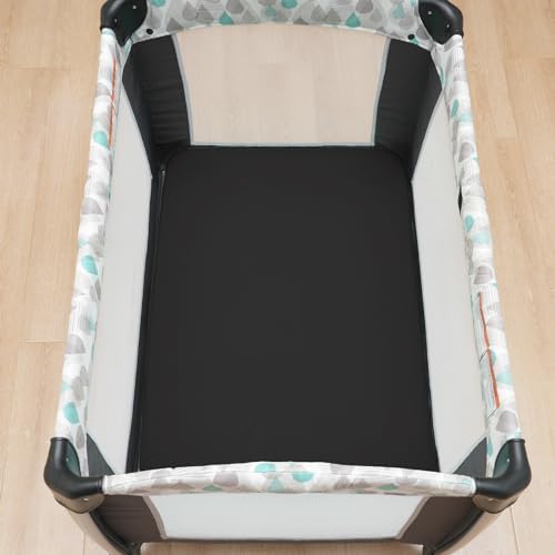 david's kids Waterproof Mini Crib Sheets, 2 Pack Ultra Soft Breathable Mini - Image 3