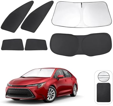 TINGLU Window Shades for Toyota Corolla Hatchback 2020-2026 Accessories Side by TINGLU