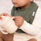 Gerber Baby Boys & Girls Muslin 8 Pack Drooling Bibs - Image 3