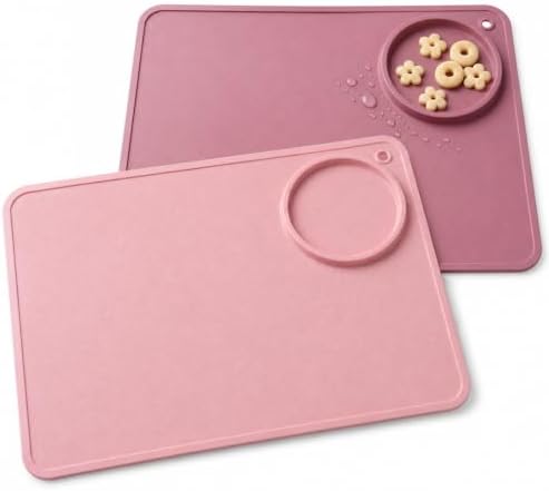 2 Pack Silicone Baby Placemats by Seposeve