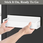 HuggieGems 6 Pack White Magnetic Spice Rack Organizer - Image 5