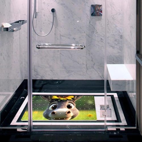 Bathtub Mat Non Slip 26.8x15.1 Inch, Donkey Shower Mat - Image 6
