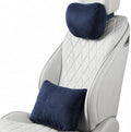 2 PCS Car Pillow for Driving Seat Soft Suede Headrest Neck & Lumbar Support by GoodpillowBetterdriver