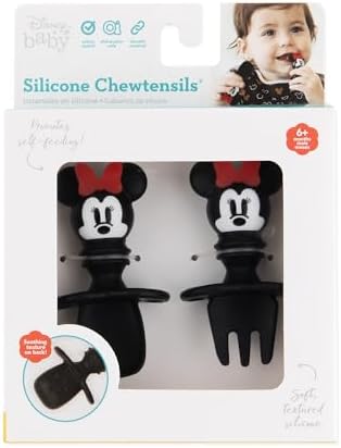 Bumkins Disney Baby Utensils Set, Chewtensils Silicone Spoons - Image 4