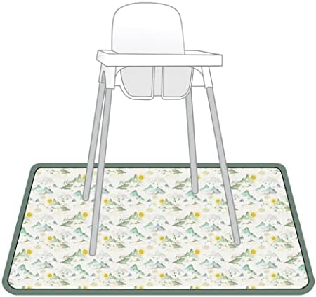 BapronBaby Mountain Mist Waterproof Splash Mat Catch All Floor Cover - Image 3