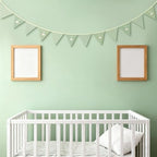 Hahafelt Goose Fabric Banner 1st Birthday Decor, Sage Green - Image 5