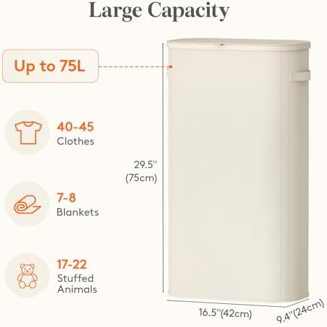 Lifewit Slim Laundry Basket - Image 3