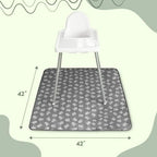 S&T INC. Splat Mat for Under High Chair - Image 5