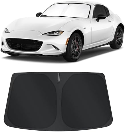 TINGLU Sun Shade for Mazda MX-5 Miata 2017-2019 Accessories Windshield Sun by TINGLU