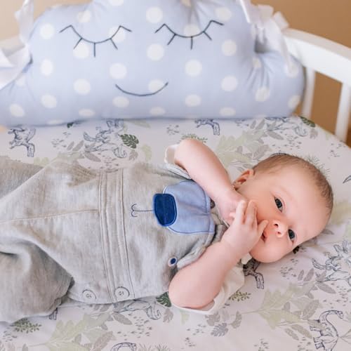 Baby Bassinet Sheets 4 Pack, Fits Rectangle Round Oval Hourglass Mattress - Image 6