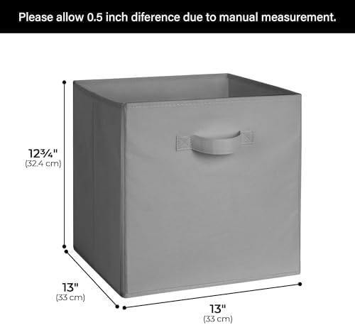 Cupic Cupid 6-Pack 13x13 Storage Cube Bins, Storage Organizer Bins - Image 2