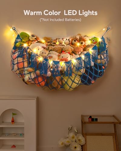 Boho Stuffed Animal Hammock, Falt Wall or Corner Hanging - Image 3