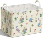 Rabbit Foldable Handle Storage Basket, Waterproof Organizer by Unknown