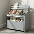 Humble Crew 3 in 1 Kids Bookshelf, Toy Organizer and Rolling Toy Box by HumbleCrew