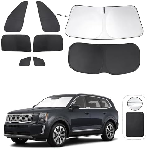 TINGLU Window Shades for Kia Telluride 2020 2021 2022 2023 2024 2025 by TINGLU