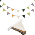 Oudain 2 Pcs Pennant Banner Flags Nursery Garland Triangle by Oudain