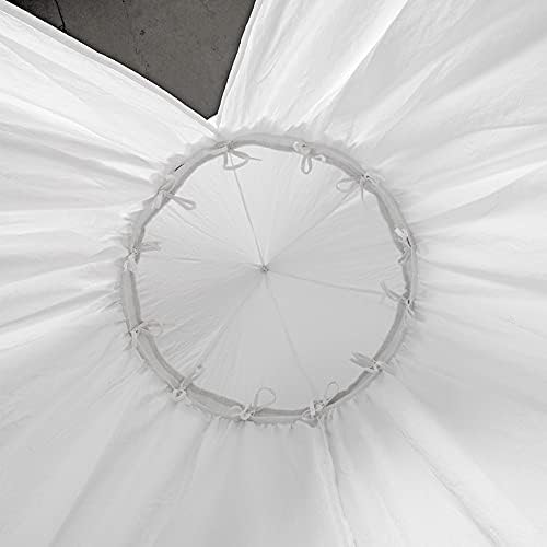 MAMERIA Kids Bed Canopy with Frills Cotton Hanging Tent Curtain Net - Image 4