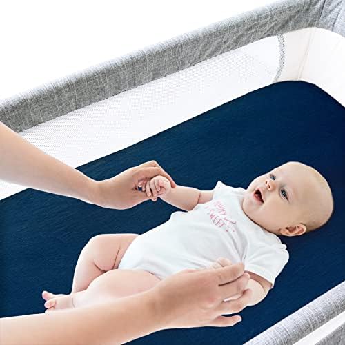 Bassinet Sheets for Baby Boy Girl, 100% Cotton Sheets, 2 Pack - Image 5
