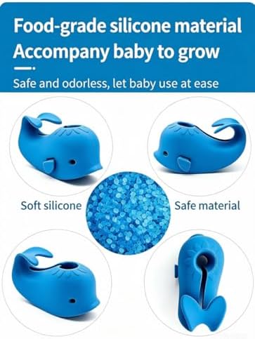 Baby Bath Spout Cover, Silicone Faucet Protector - Image 5