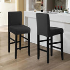 Fuloon Waterproof Barstool Covers Chair Slipcovers, 2 Pack - Image 2