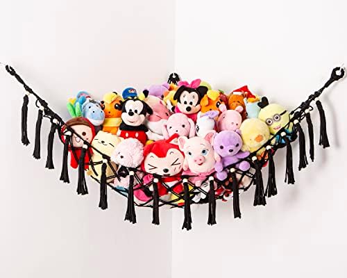 YKBU Stuffed Animal Toy Hammock Hanging- Macrame Toy Hammock - Image 2