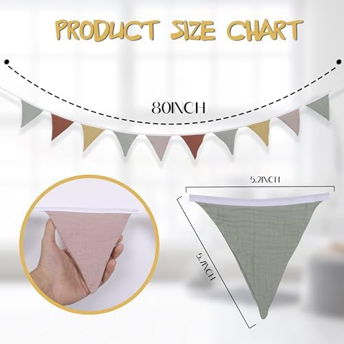 Pennant Banner Flags, Infant and toddler room decoration pennant, - Image 2