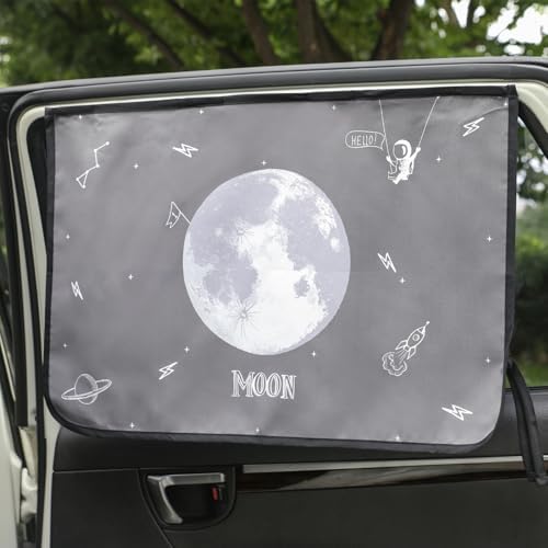 Magnetic Car Sun Shade Curtain for Side Window – Sun Blocker and UV Protector by Unknown