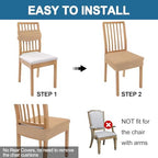 Smiry Waterproof Seat Covers for Dining Room Chairs - Image 5