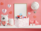 Rectangular Pink Basket Kids Baby Storage Bin Basket Organizer Box - Image 5
