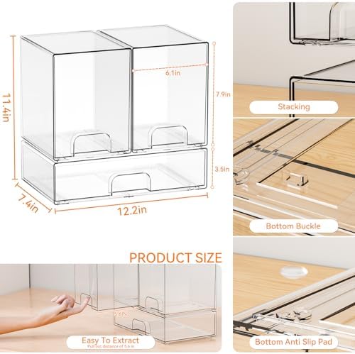 Yieach 3 Set Clear Baby Bottle Organizer - Image 3