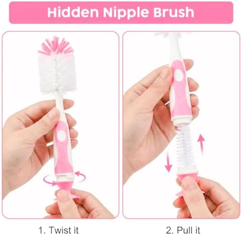 4-in-1 Baby Bottle Brush Set - Image 3