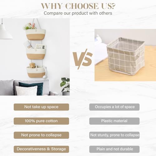 TeoKJ 3-Tier Hanging Baskets for Storage - Image 5